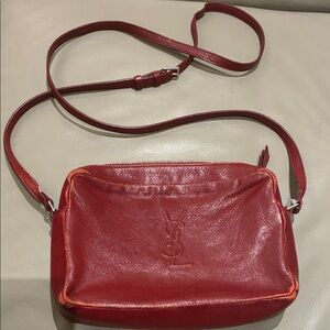 Yves Saint Laurent Red Lou Camera Crossbody Bag👝